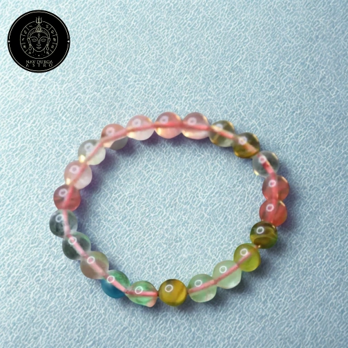 Multi Cherry Quartz Bracelet - To Gain Comforts & Luxuries